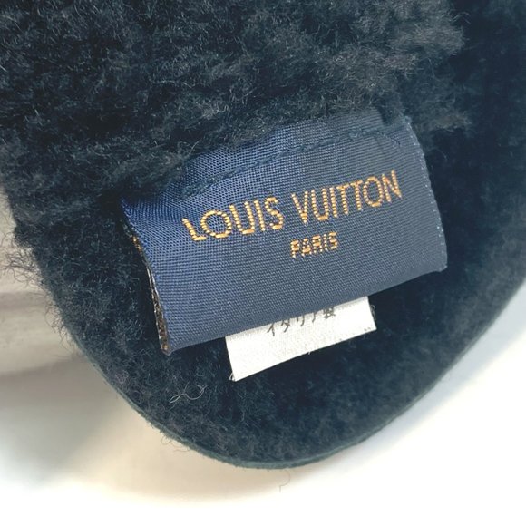 LOUIS VUITTON Monogram Gloves M76454 Black - Picture 6 of 9